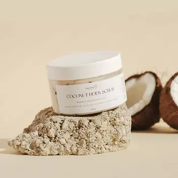 DAILY BLISS SKINCARE Кокосовый скраб для тела с кокосовым молоком и лепестками розы 250.0