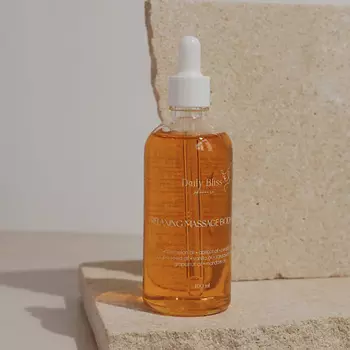 DAILY BLISS SKINCARE Массажное масло для тела "Сандал, ваниль, грейпфрут" 100.0