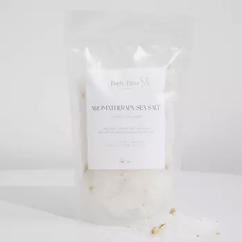 DAILY BLISS SKINCARE Морская соль для ванны с эфирными маслами "Жасмин и бергамот" 500.0