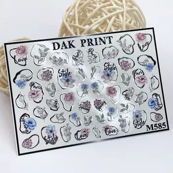 DAK PRINT Слайдер-дизайн для ногтей M585