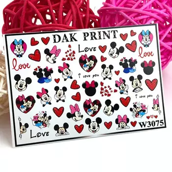 DAK PRINT Слайдер-дизайн для ногтей W3075