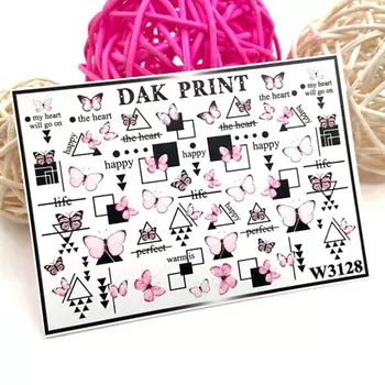 DAK PRINT Слайдер-дизайн для ногтей W3128