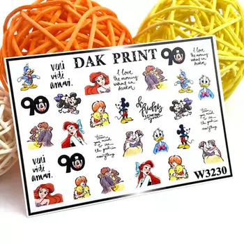 DAK PRINT Слайдер-дизайн для ногтей W3230