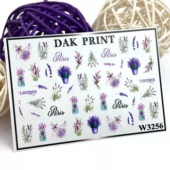 DAK PRINT Слайдер-дизайн для ногтей W3256