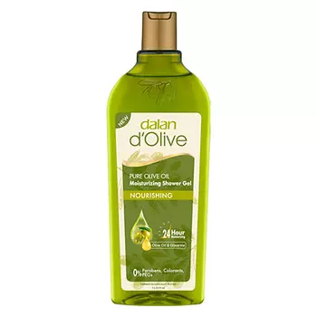 DALAN Гель для душа d'Olive, Питательный, с маслом оливы и глицерином 400.0