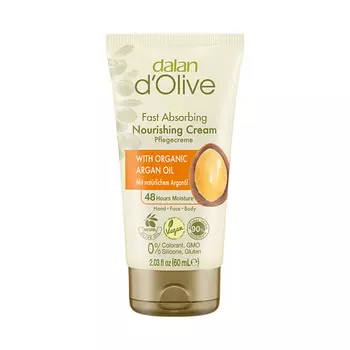 DALAN Крем для рук и тела D'Olive Питательный с маслом Арганы 60.0