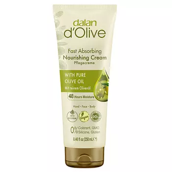 DALAN Крем для рук и тела D'Olive Питательный 250.0