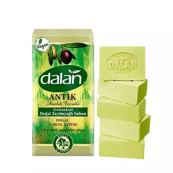 DALAN Мыло натуральное Зеленое Antique, кусковое, масло Оливы и Сосны 900.0