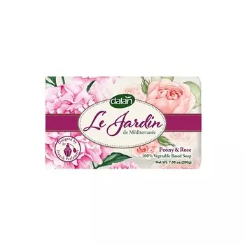 DALAN Мыло парфюмированное Пион и роза, Dalan Le Jardin 200.0