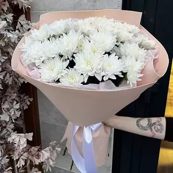 DARI ЦВЕТЫ Монобукет из кустовой хризантемы