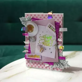 DARI ЦВЕТЫ Открытка ручной работы