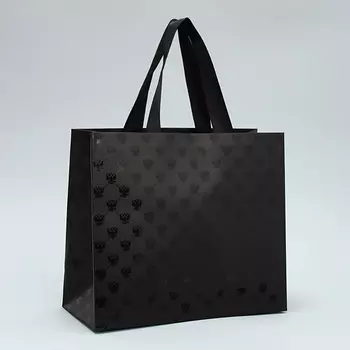 ДАРИТЕ СЧАСТЬЕ Пакет подарочный ламинированный горизонтальный, упаковка, "Герб РФ"