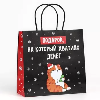 ДАРИТЕ СЧАСТЬЕ Пакет подарочный "Подарок"