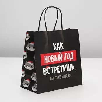 ДАРИТЕ СЧАСТЬЕ Пакет подарочный "Так тебе и надо"