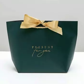 ДАРИТЕ СЧАСТЬЕ Пакет подарочный, упаковка, "Present for you"