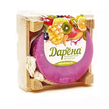 ДАРЁНА МЫЛОВАРЕННАЯ МАСТЕРСКАЯ Мыло с люфой "Смородина"