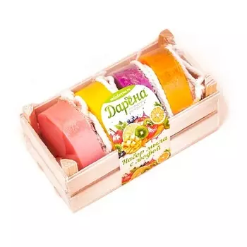 ДАРЁНА МЫЛОВАРЕННАЯ МАСТЕРСКАЯ Набор мыла с люфой №1