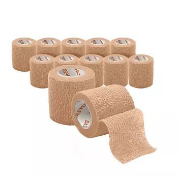 DASWERK Бинт эластичный бандажный защитный самофиксирующийся