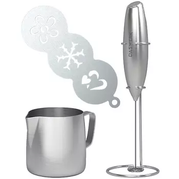 DASWERK Вспениватель-капучинатор электрический с подставкой