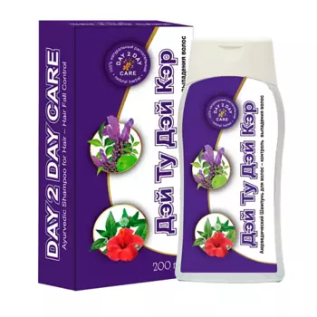 DAY 2 DAY CARE Аюрведический шампунь для волос "Контроль Выпадения волос"