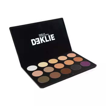DE KLIE Тени-палитра Е8, 15 цв х 4 г