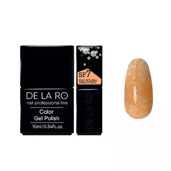 DE LA RO Гель-лак для ногтей Snow Flakes