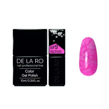 DE LA RO Гель-лак для ногтей Snow Flakes