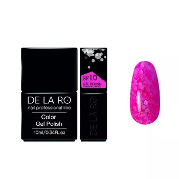 DE LA RO Гель-лак для ногтей Snow Flakes