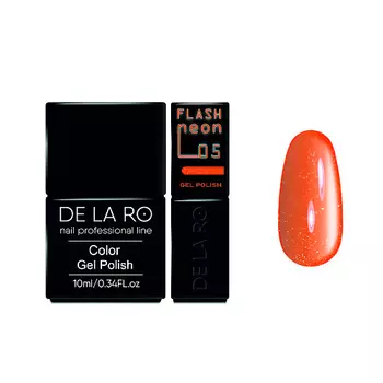 DE LA RO Гель-лак для ногтей Flash Neon