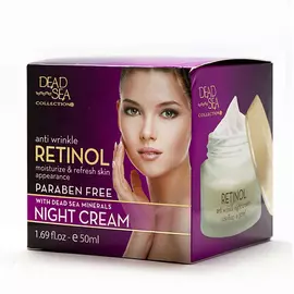 DEAD SEA COLLECTION Ночной крем для лица против морщин с ретинолом и минералами Мертвого моря 50.0