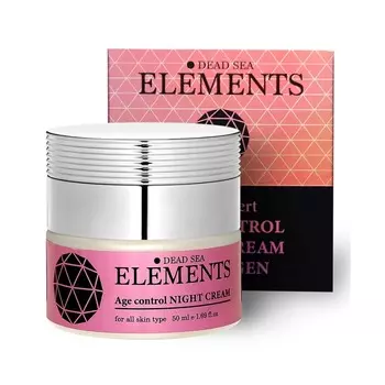 DEAD SEA ELEMENTS Укрепляющий дневной крем "Чистый коллаген" с минералами Мертвого моря, 45+