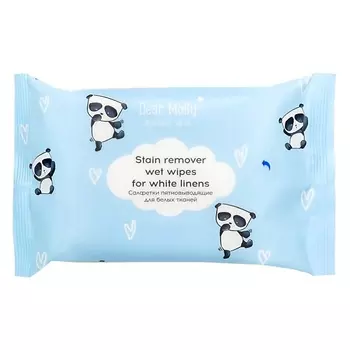 DEAR MOLLY Салфетки пятновыводящие для белых тканей