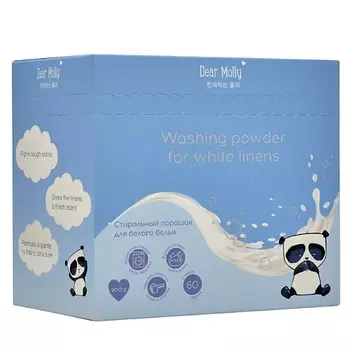 DEAR MOLLY Стиральный порошок для белого белья Dear Molly