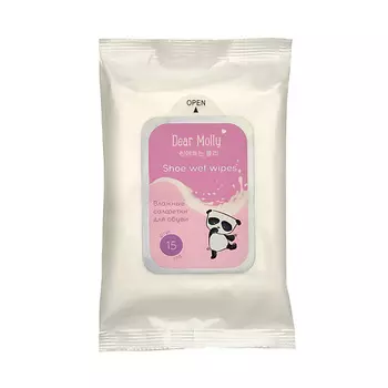 DEAR MOLLY Влажные салфетки для обуви Dear Molly