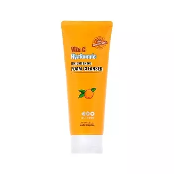 DEARBOO Пенка для умывания с витамином С и гиалуроновой кислотой (выравнивающая тон кожи)