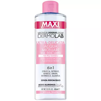DEBORAH Мицеллярная вода для очищения ультра-нежная Dermolab Ultra-Gentle Micellar Cleansing Water