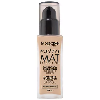 DEBORAH MILANO Тональная основа матирующая EXTRA MAT PERFECTION MATTIFYING FOUNDATION