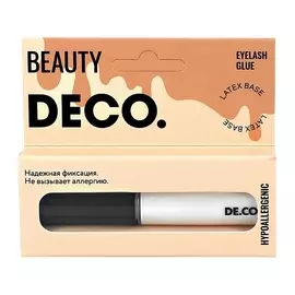DECO. Клей для ресниц и пучков EYELASHES ADHESIVE гипоаллергенный на латексной основе 5.0