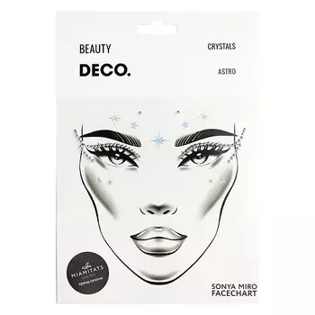 DECO. Кристаллы для лица и тела FACE CRYSTALS by Miami tattoos (Astro)