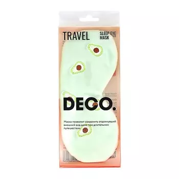 DECO. Маска для сна и путешествий Avocado