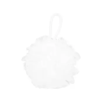 DECO. Мочалка-шар для тела синтетическая (white)