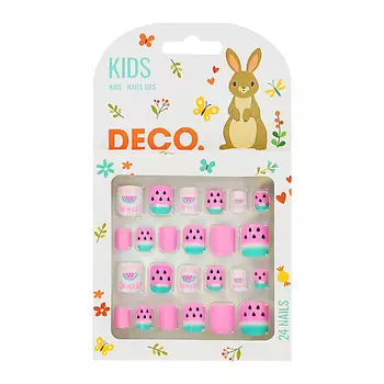 DECO. Набор детских накладных ногтей KIDS watermelon