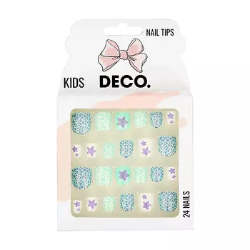 DECO. Набор детских самоклеящихся накладных ногтей