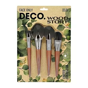 DECO. Набор кистей для макияжа лица