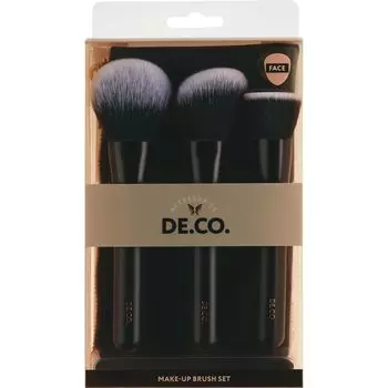 DECO. Набор кистей для макияжа лица в чехле