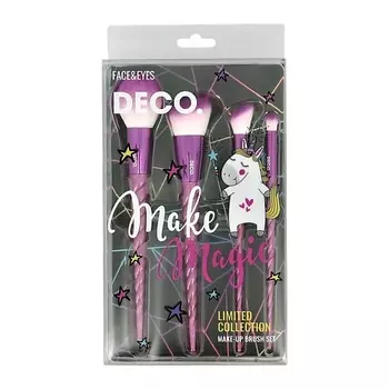DECO. Набор кистей для макияжа MAKE MAGIC