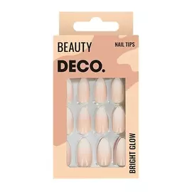 DECO. Набор накладных ногтей BRIGHT GLOW