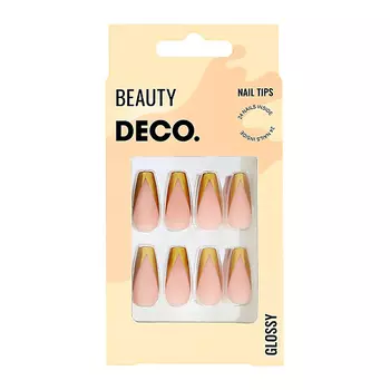 DECO. Набор накладных ногтей GLOSSY
