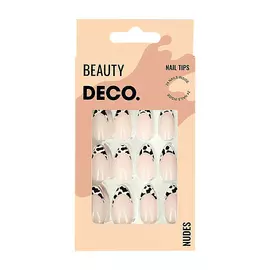 DECO. Набор накладных ногтей NUDES cow
