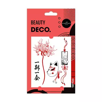 DECO. Набор переводных татуировок для тела ASIA by Miami Tattoos переводная (Lycoris)
